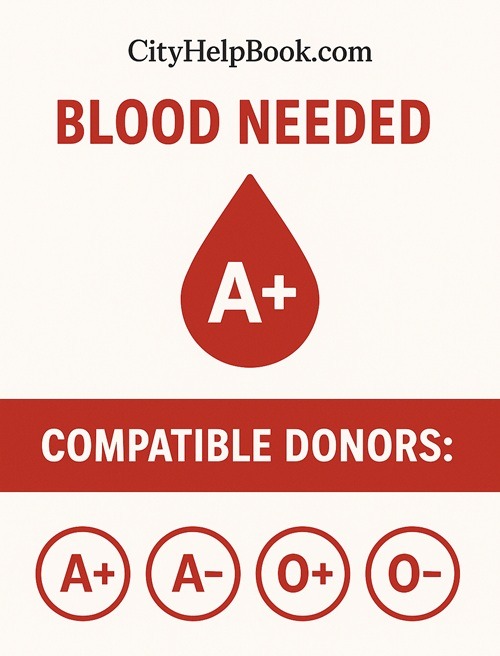 A+ blood required Diu hospital Diu