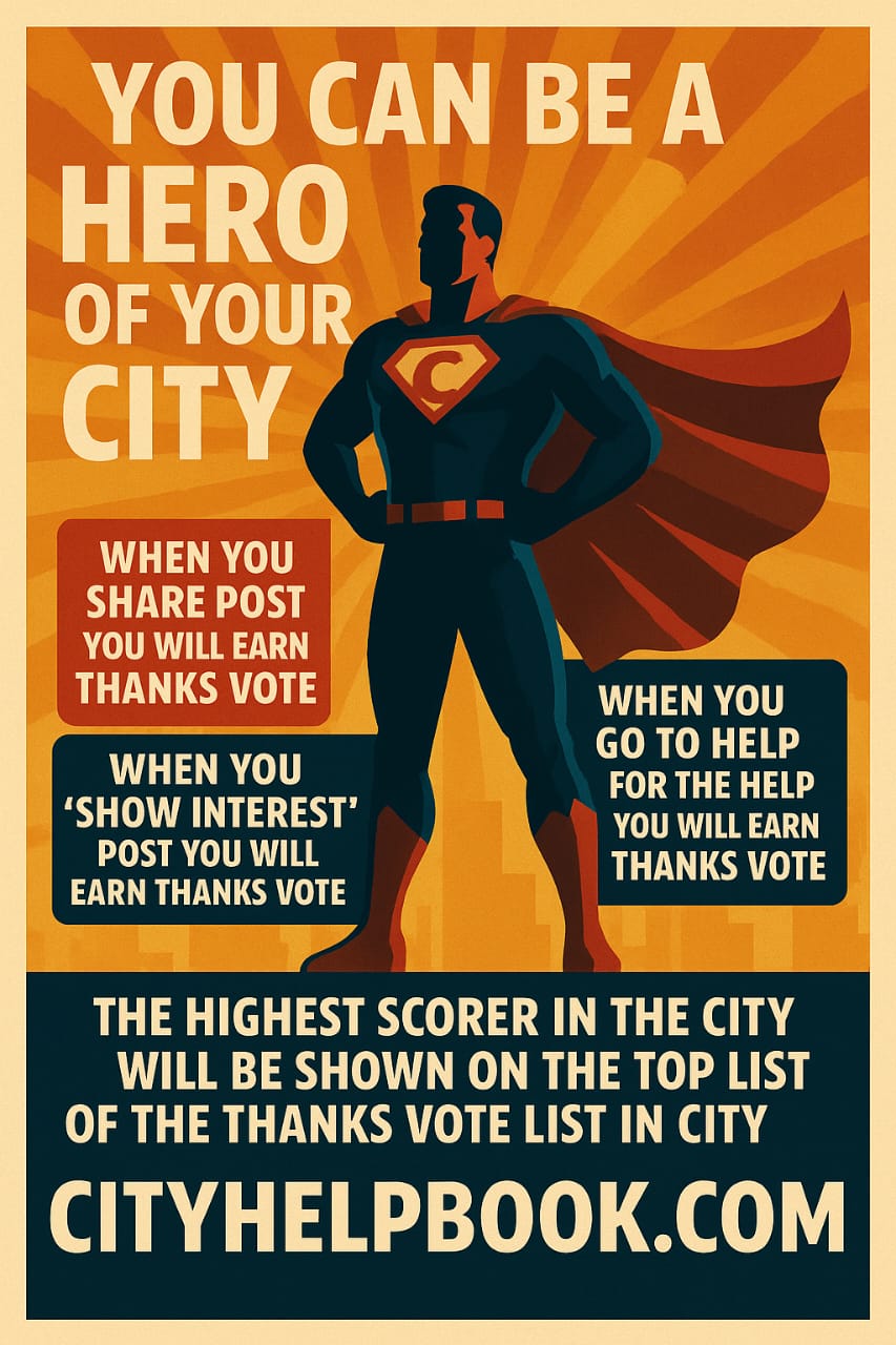 Cityhelpbook.com – Lets help others selflessly.