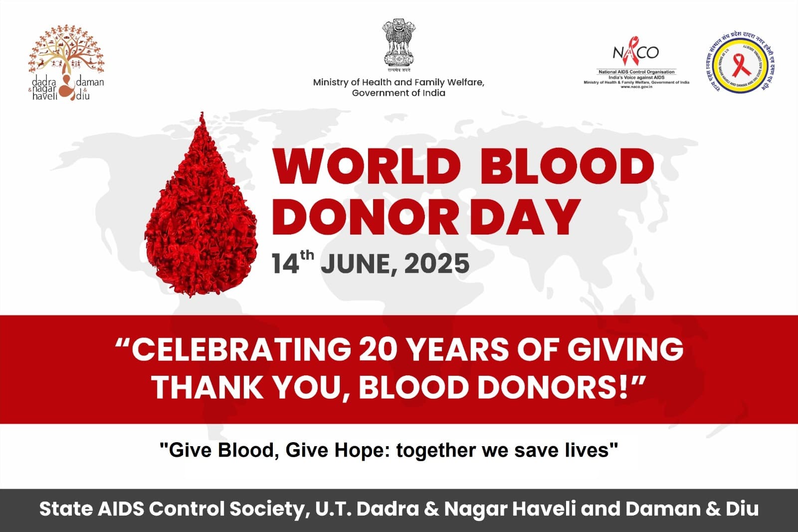 Blood donation camp at Diu Hospital 14/06/2025
