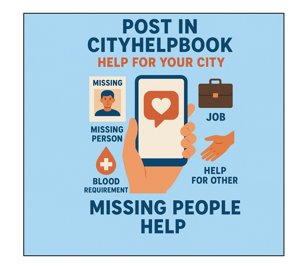 Cityhelpbook.com – Lets help others selflessly.