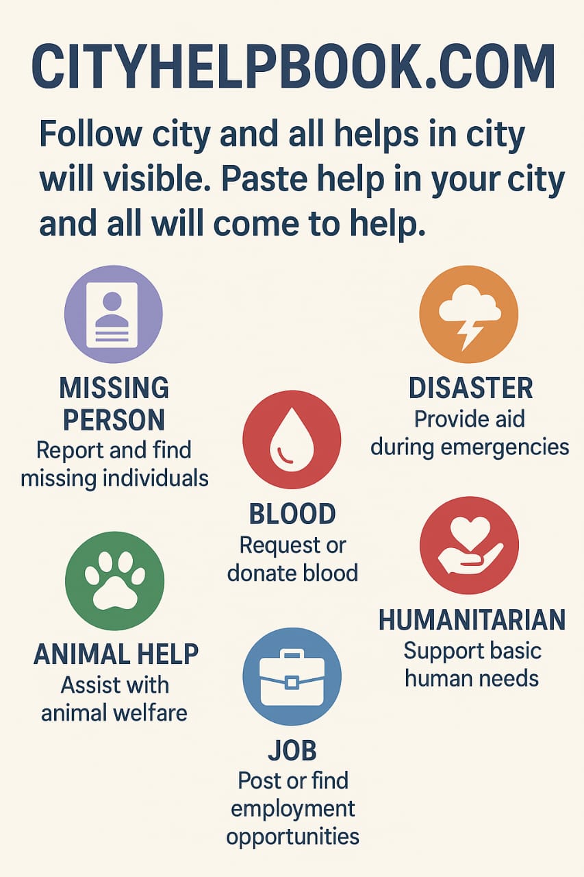 Cityhelpbook.com – Lets help others selflessly.