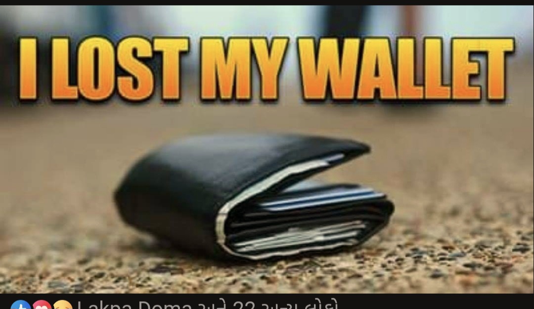I have lost my wallet. Please help me to get.