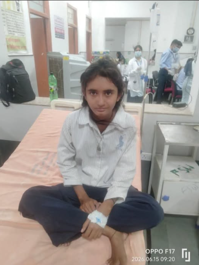 Girl name Riya Her father name if Shekhar from near by village of Alwar Rajasthan.
